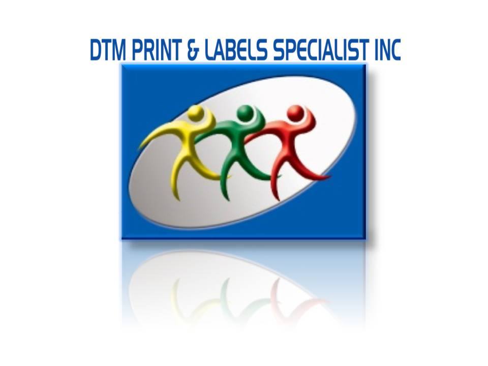 DTM PRINT AND LABELS SPECIALIST, INC. logo